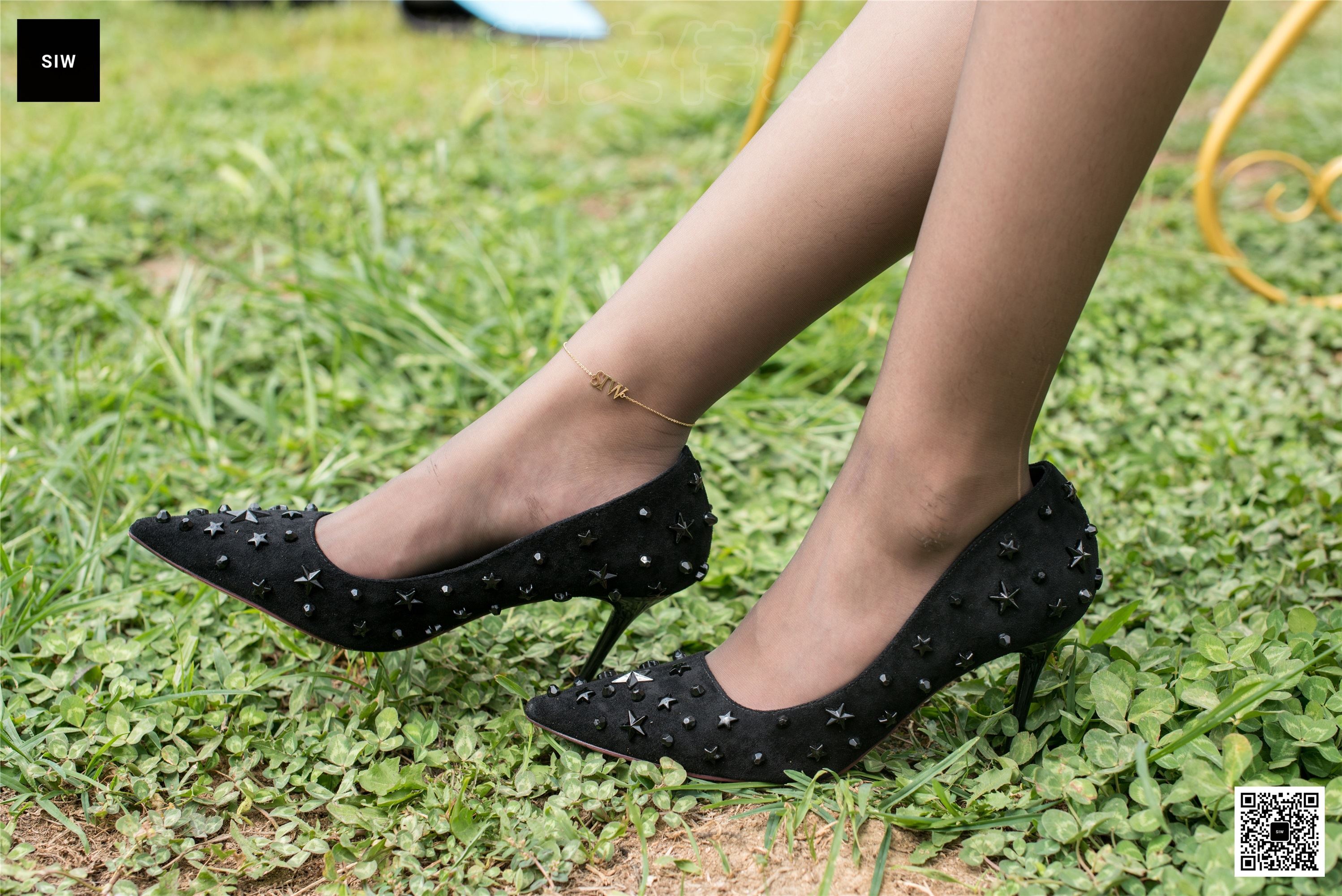 SIW斯文传媒 053 靛蓝制服短袖衬衣超短工装套裙 - 龙跃